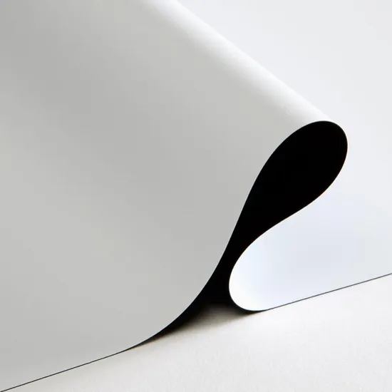 Soft PVC Matt White-Black Projection Screen Film