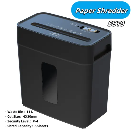 11L Waste Bin Office and Home Use A4 Paper Shredder