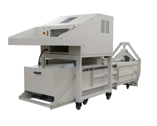 Paper Document and Books Micro Cut Cross Cut Strip Cut Shredding and Baling Machine
