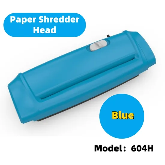 Value 6 Sheets Strip Cut Shredder Head for Office and School and Home