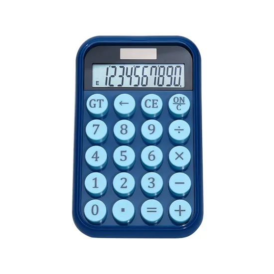 Colorful Student Digital 10 Digit Desktop Calculator Christmas Gift Promotion Calculator