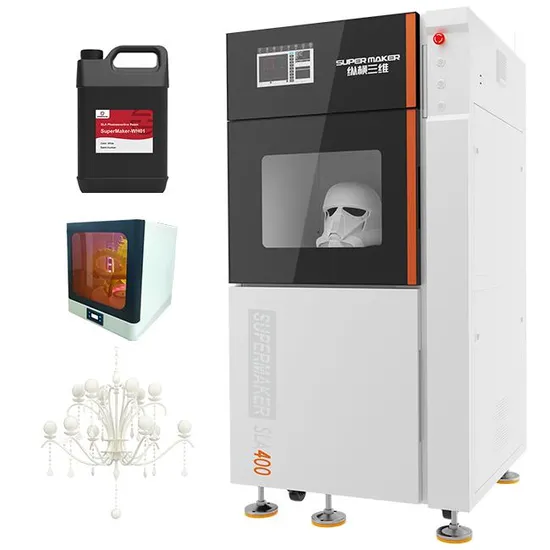 Super Maker Industrial SLA 3D Printer Printing Size 400*400*350mm SLA 3D Printer