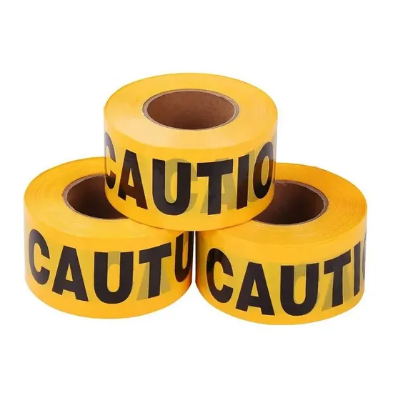 Route Warning Road Polyester Red Security Barriers Signal Tape