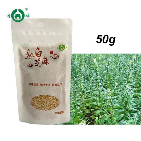 Roasted Sesame Seeds Toasted White Bag Hybrid Crop Long Style Packing Customized Packing