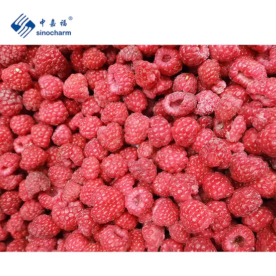 Sinocharm HACCP Wholesale Price 1kg 90% Whole Frozen Raspberry