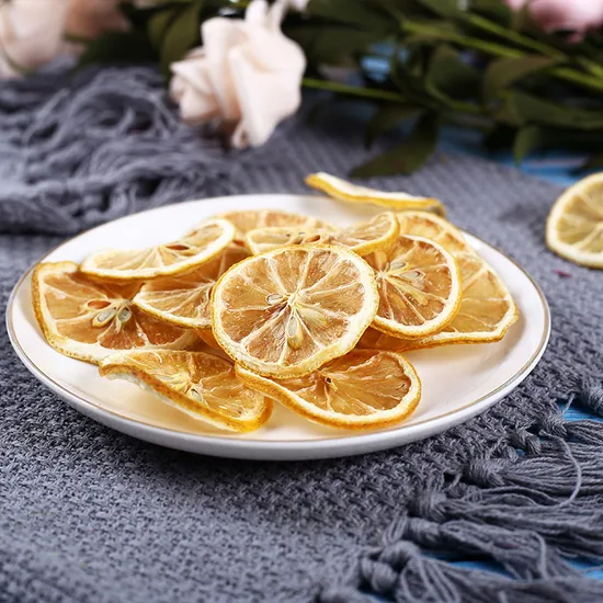 Wholesale Factory Supply Healthy Natural No Sugar Dried Lemon Slice Air Dried Ad Lemon Fruit Tea