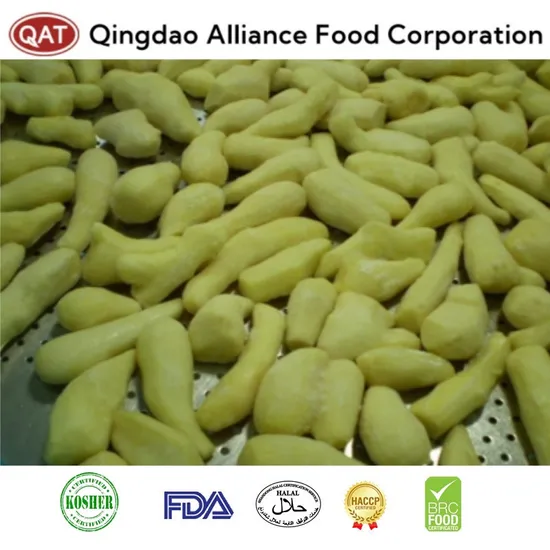 Organic Whole Peeled Ginger - Non-GMO Diced IQF Ginger