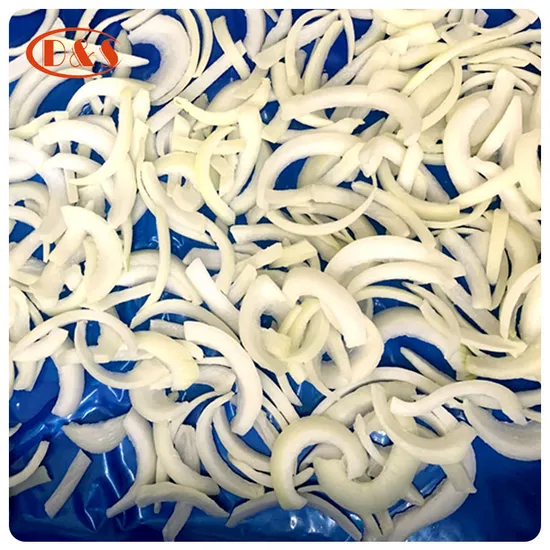 Health Freeze Vegetables Frozen White Onion Slices/Dices IQF Sliced/Diced Onions