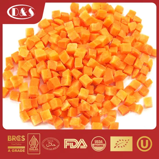 Natural Food Fresh IQF Frozen Carrot