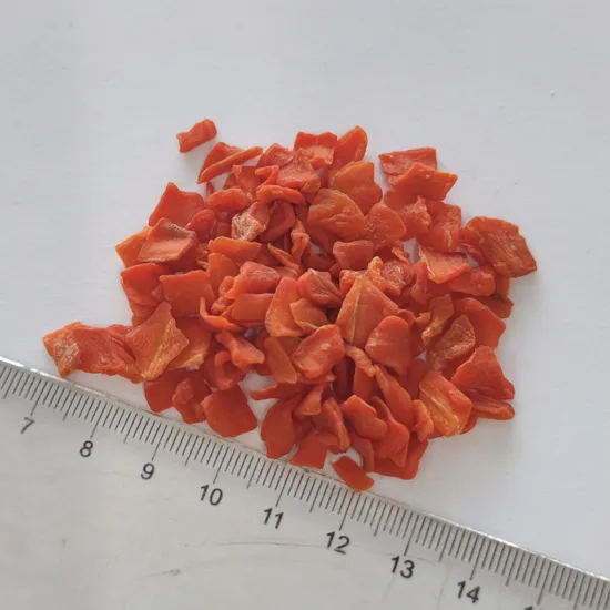 Wholersale Organic Healthy Air Dried Vegetable Dehydrated Carrot Granules Strip Flakes Minced
