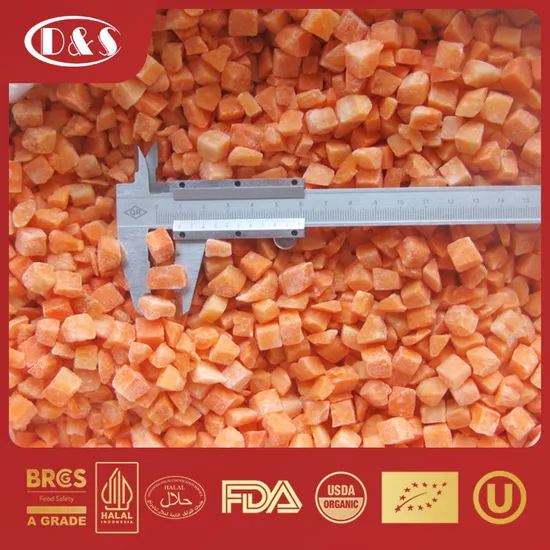 Manufacture IQF Frozen Carrot Strip Factory in Qingdao China