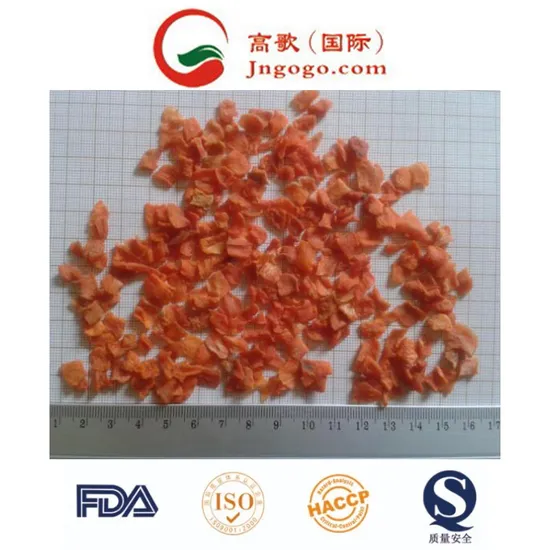 High Quality Delicious Carrot Granules (3*3 5*5 10*10*2)