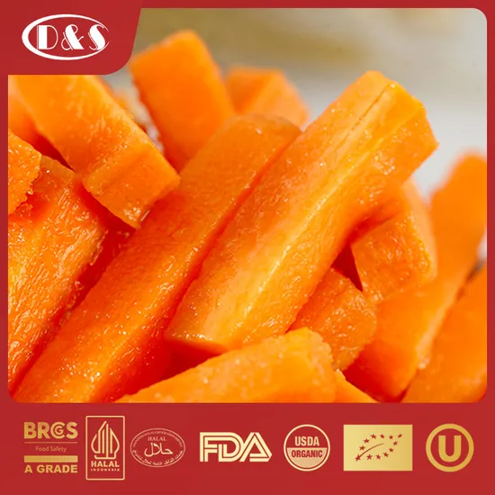 High Quality Chinese New Crop IQF Frozen Carrot Dice/Slice for Export