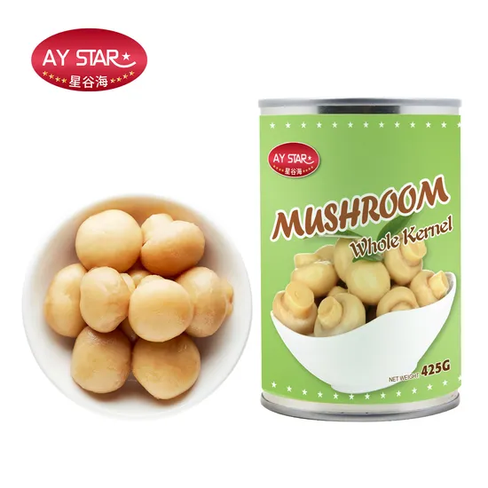Health Chinese Factory Cheap Price Fresh Vegetable Whole Mushroom Canned Food