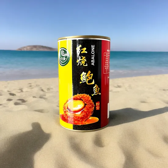 Boiled Abalone Juice with Rice, Stewed Abalone with Brown Sauce in Brown Sauce, Canned, Instant, Multi Specification, Golden Abalone for Club