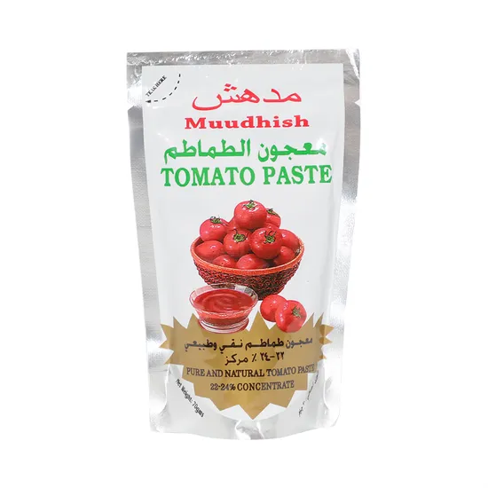 High Quality Oman Standards, Muudhish Tomato Paste 70g