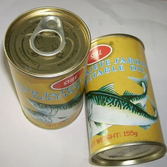 Wholesale Cheap Price 155g Sardine Canned in Tomato Sauce OEM