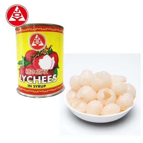 New Season Fresh Litchi Canned Whole Sweet Lychee Fruit in Syrup