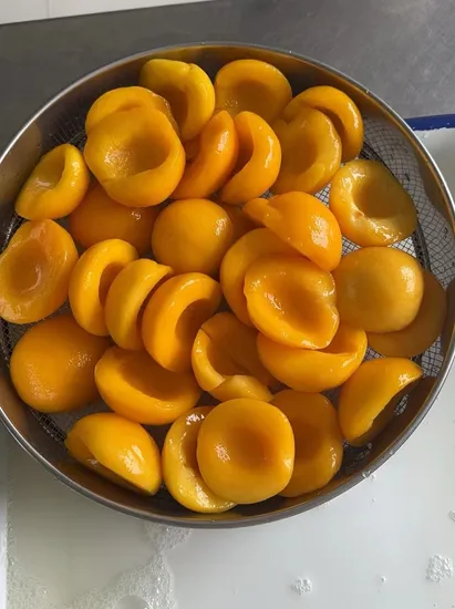 3000g Canned Yellow Peaches in Light Syrup, Large Fruit