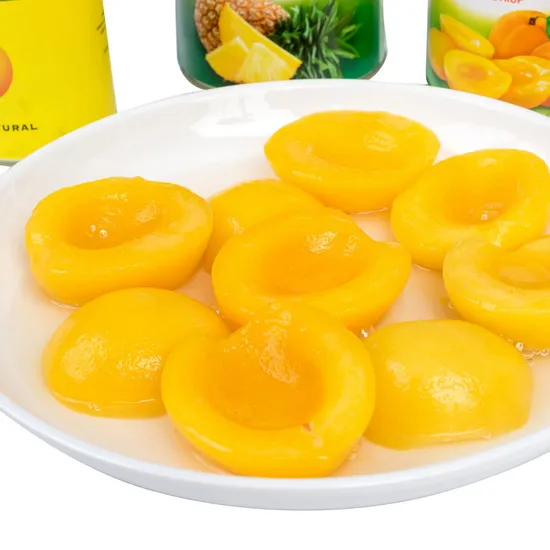 Canned Yellow Peach Halves with Good Price