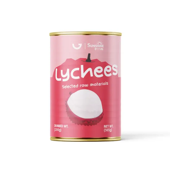 Fresh Fruits Canned Lychees in Syrup Nw565g for Exporting and Wholesales