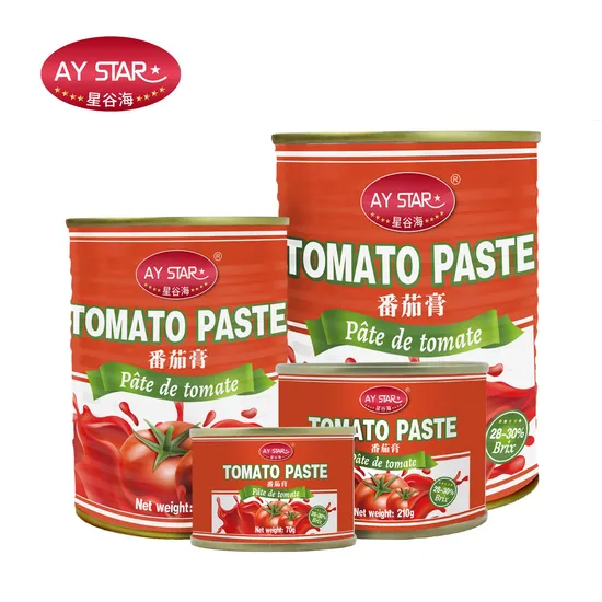 Healthy Fresh Custom Private Label Tin Tomato Sauce Concentrate Drums Canned Tomato Paste