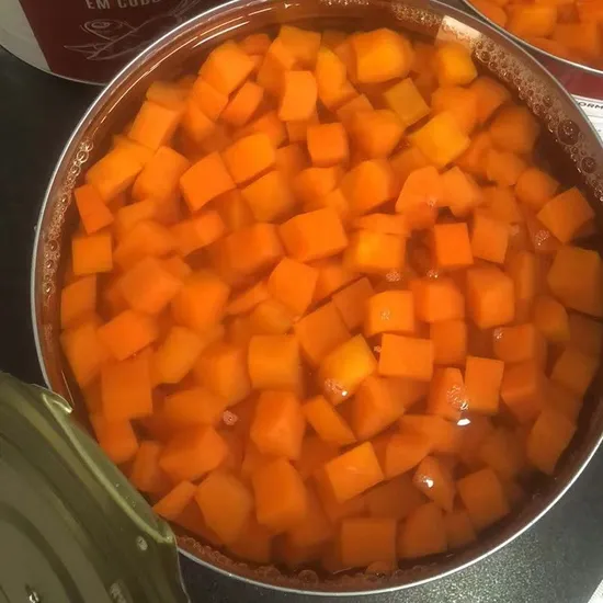 OEM High Quality Fresh Vegetables Canned Carrot Dices in Tin Packing