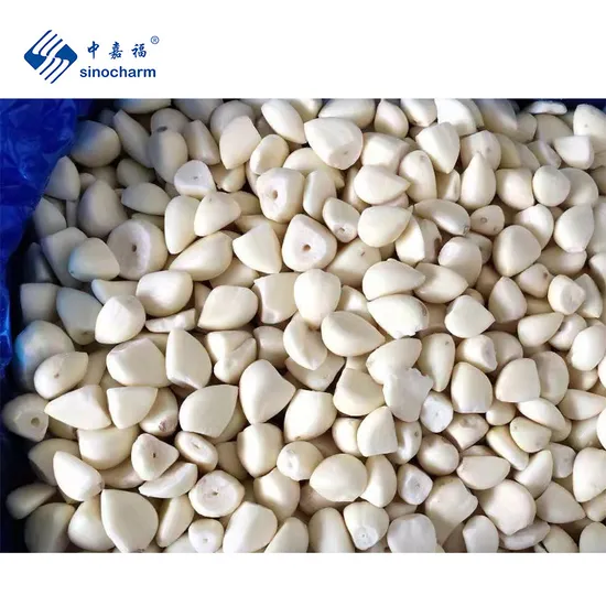 Sinocharm Brc a Factory Price 10kg Bulk White Frozen Peeled Garlic