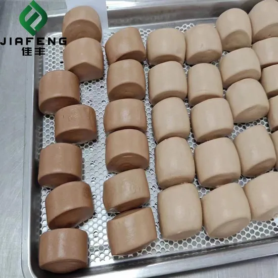 Frozen Food Frying Lotus Leaf Buns Bao Steamed Chinese Burger Bread