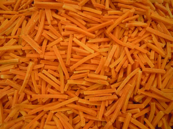 New Crops IQF Frozen Sliced Carrot, IQF Carrot Stripe