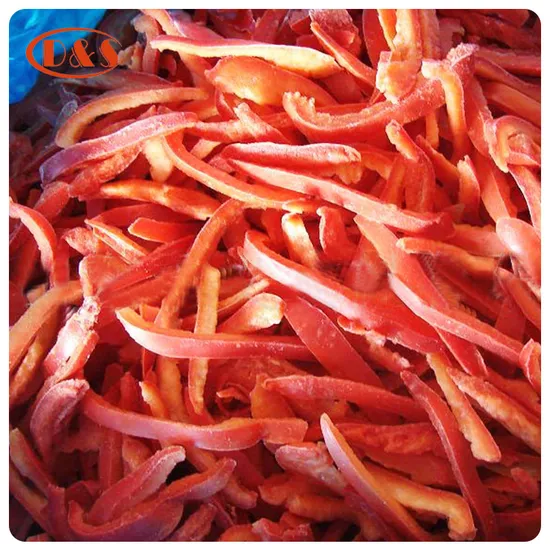 High Quality Natural Organic IQF Frozen Mix Sweet Green Red Yellow Bell Pepper Strips/Dices/Slices