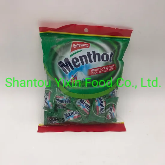 Factory Wholesale Menthol Candy with Eucalyptus Flavor