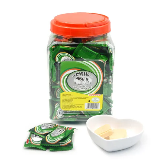 Cheap Price Milk Flavor Hard Candy in Jar