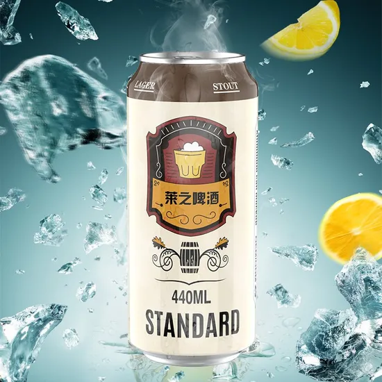 Craft Beer Alcoholic Beverage Manufacture OEM Beer Drink 500ml Lager Beer in Cans