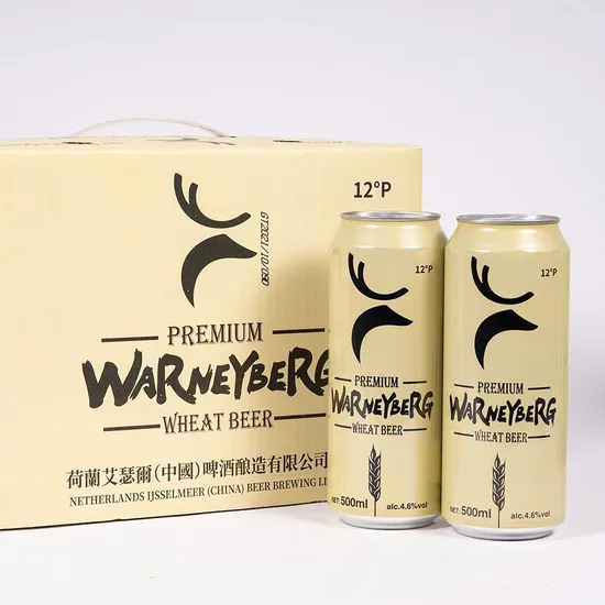 China Brewery Supply Low Price Warneberg White Wheat Beer