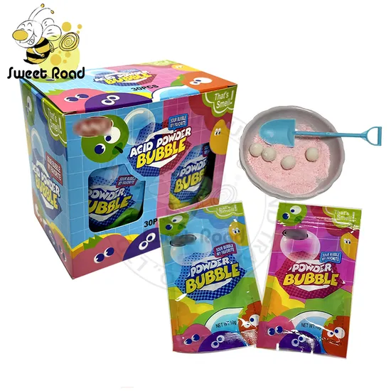 Fruit Flavour Acid Powder Bubble Gum