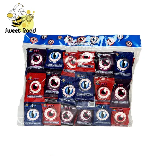 Eye Marshmallow Candy with Jam Cotton Candy