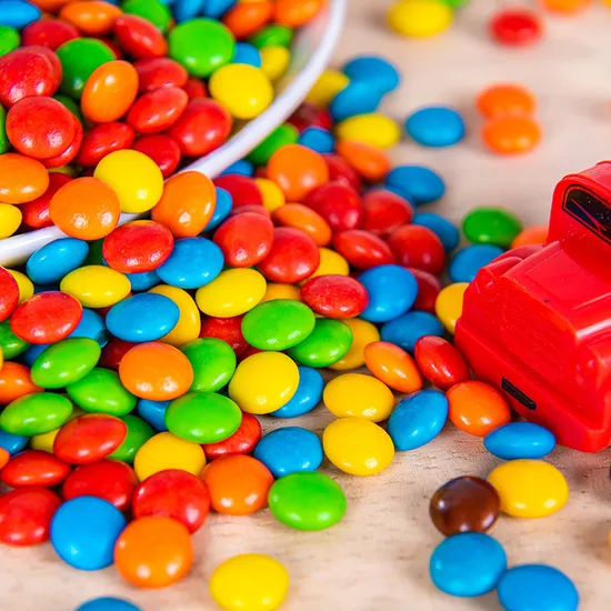 Stock Available Multi-Color Chocolate Beans Candy Sweets Jelly