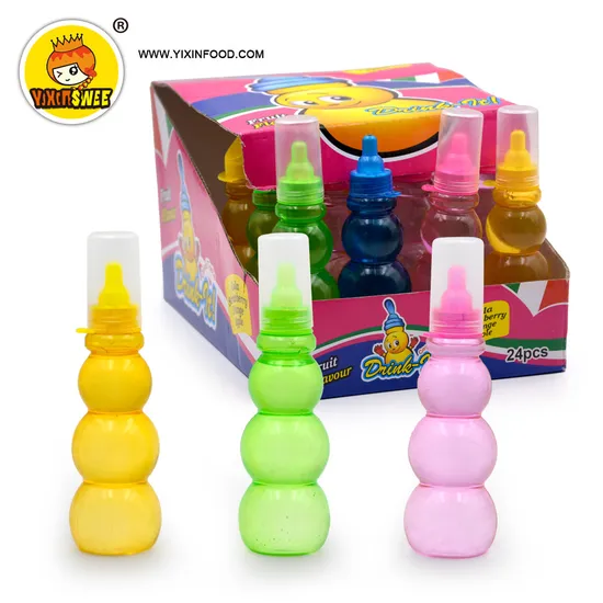 Factory Wholesale Cucurbit Shape Fruit Spray Candy Packed in Box