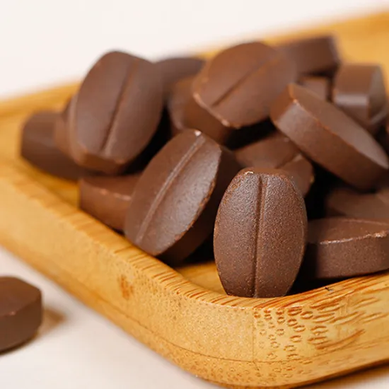 Hot Sales Classic Sweet Custom Private Label Coffee Beans Hard Pressed Tablet Candy