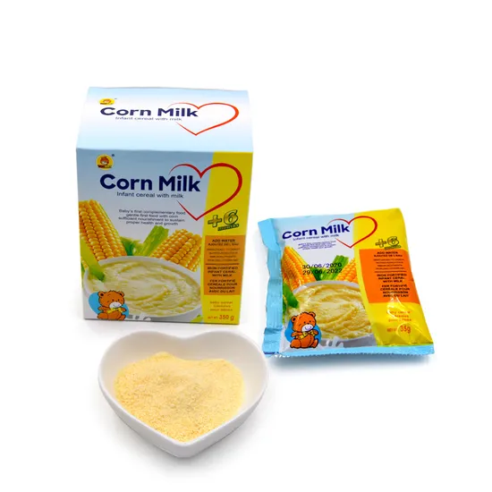 Corn Milk Cereal with Cereal Infant Cereals Corn Milk Powder Infant Cereal with Milk