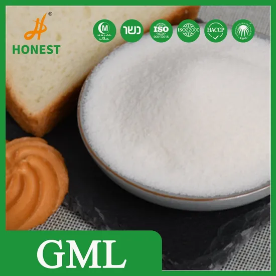Honest Food Emulsifier Food Preservative for Milk Powder Rice Flour Bread E471 CAS No. 27215-38-9 Glyceryl Monolaurate (GML)