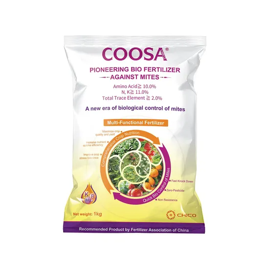 CHICO COOSA Amino Acid Foliar Powder Fertilizer for nutrition supplement and spider mites control China Exclusive