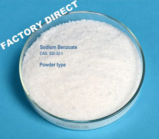 Sodium Benzoate Powder E211 Food Grade Preservatives CAS 532-32-1
