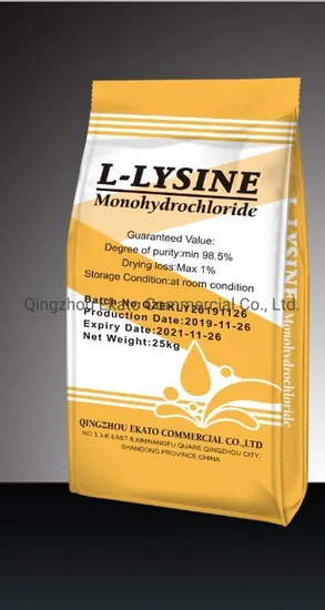 Feed Grade Lysine HCl 98.5% for Animal Nutrition