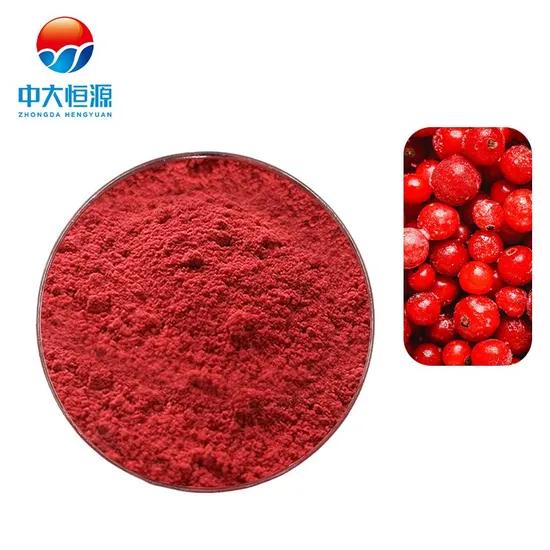 Food Additive Spray Dried Cranberry Fruit Dry Powder