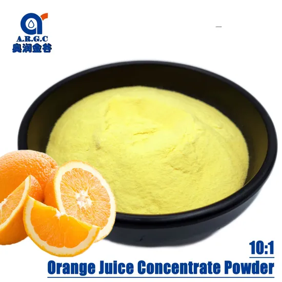 High Quality Natural Pure Freeze Dried 10: 1 Juice Orange Fruit Powder