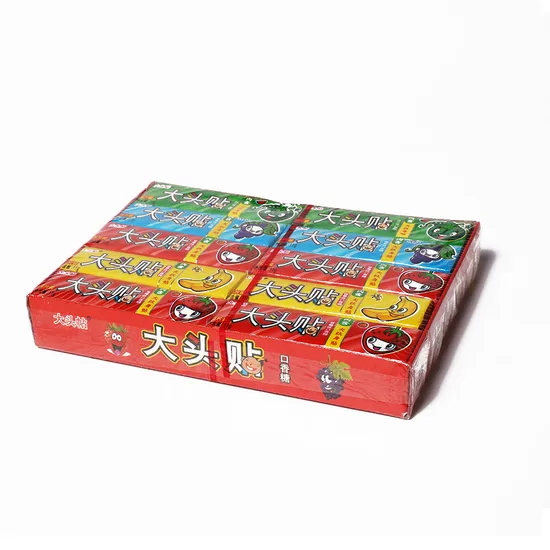 Private Label Chewing Gum Candy Bubble Gum in Box