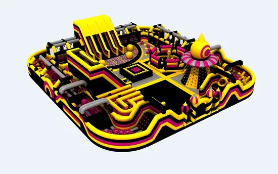 Big Trampoline Park for Kids and Adults with Dodgeball Game (AQ01907)