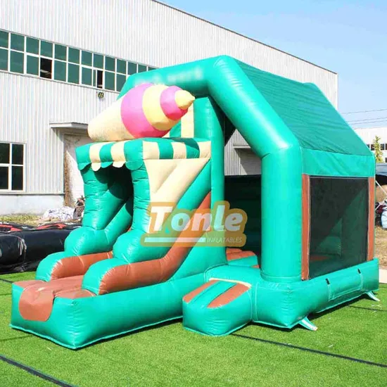 Commercial Bouncy Castle Inflatable Ice Cream Slide for Kids